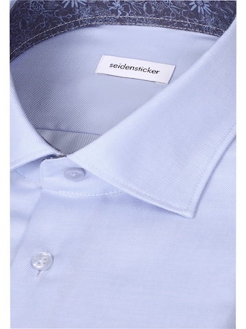 SEIDENSTICKER Regular Fit Businesshemd in Blau