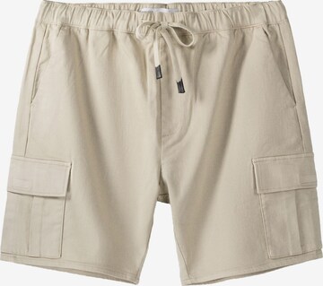 Loosefit Pantaloni cargo di Bershka in beige: frontale