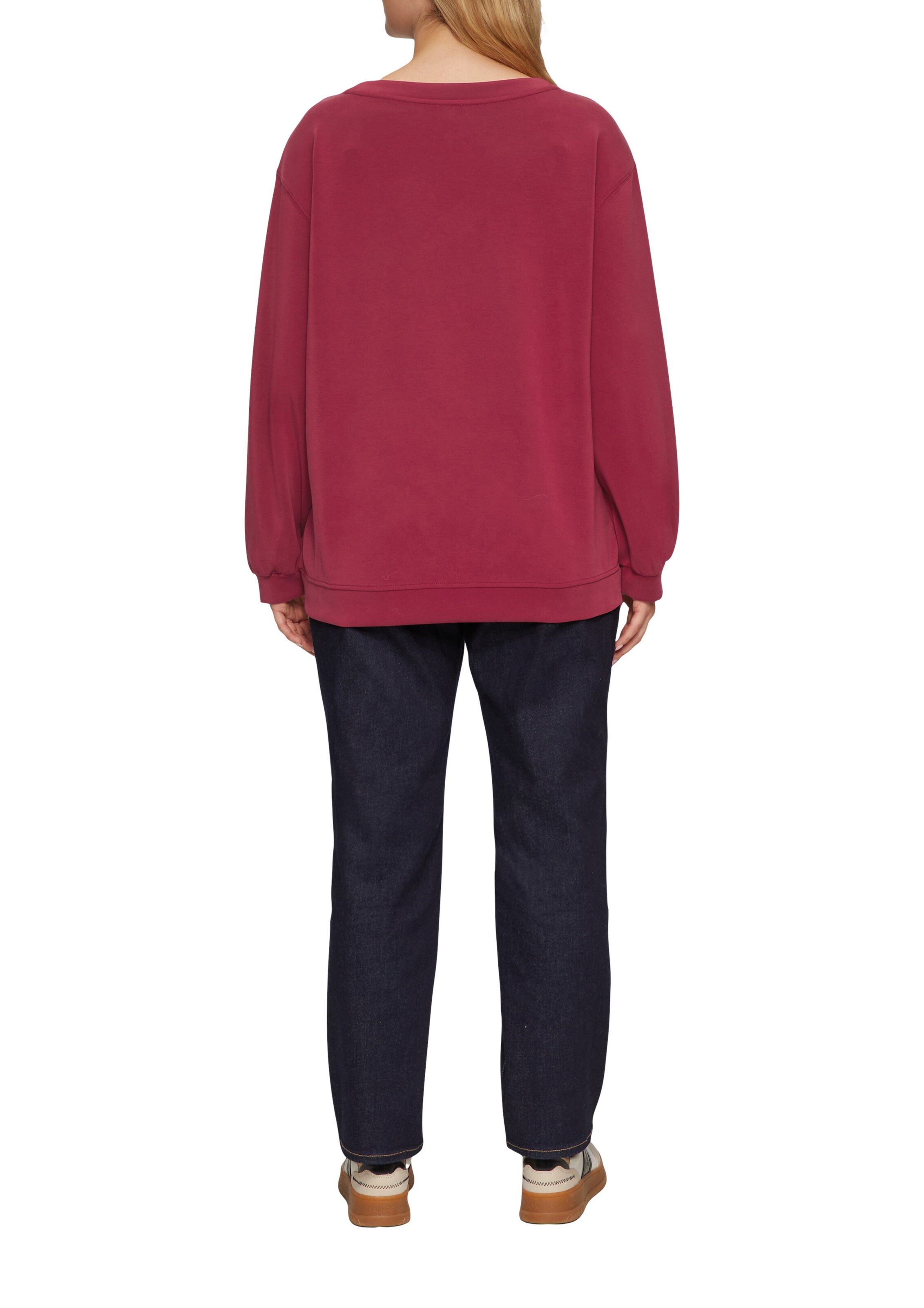 s.Oliver Sweatshirt in Rot
