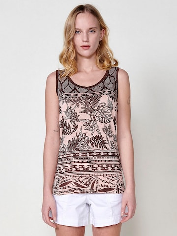 KOROSHI Top in Pink: Vorderseite