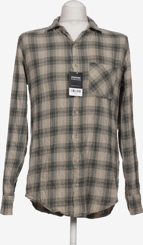 American Apparel Button Up Shirt in XS in Green: front
