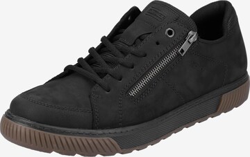 Rieker Athletic Lace-Up Shoes in Black: front