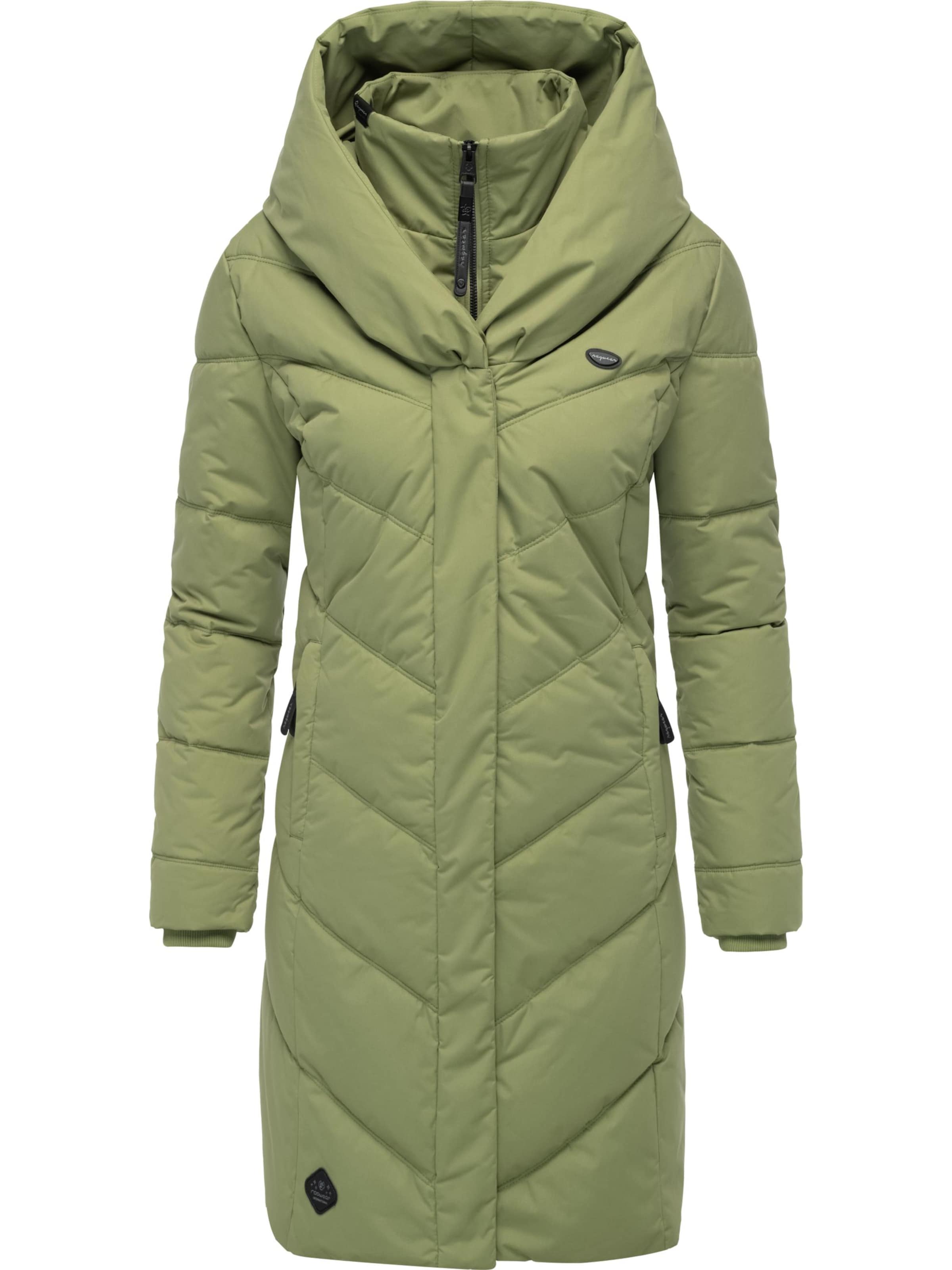 Ragwear Zimski plašč 'Natalka' | zelena barva: sprednja stran