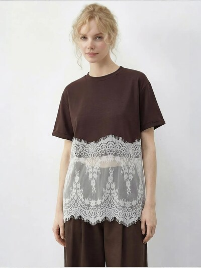 Bianco Lucci Shirt‌‌‌‌‌‌‌‌‌‌ in S in dunkelbraun, Produktansicht