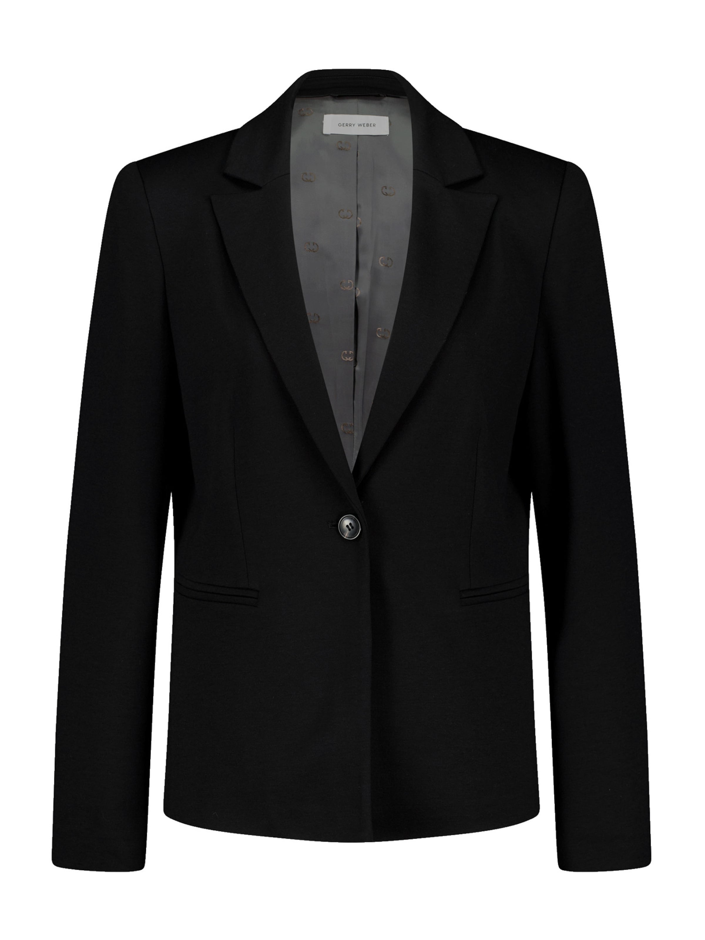 GERRY WEBER Bleiser, värv must: eest vaates