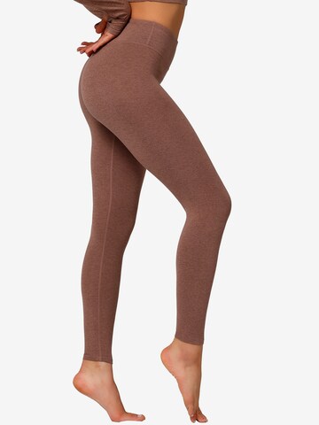 Skinny Pantaloni sport 'Haily' de la Yvette Sports pe portocaliu