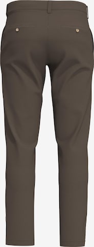 SELECTED HOMME Slim fit Chino trousers 'MILES FLEX' in Brown