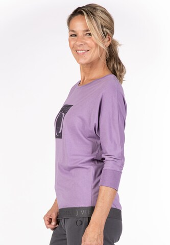 ViertelMond Shirt 'PAULINE' in Purple