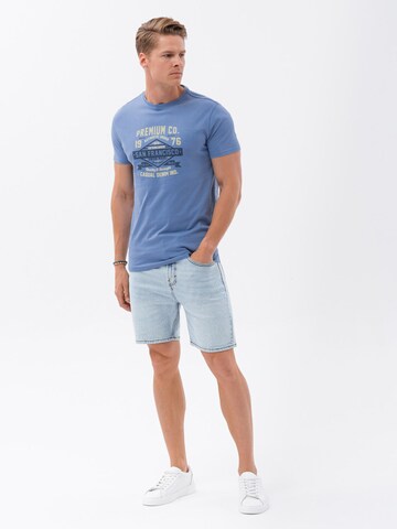 Ombre Shirt 'S1732' in Blue