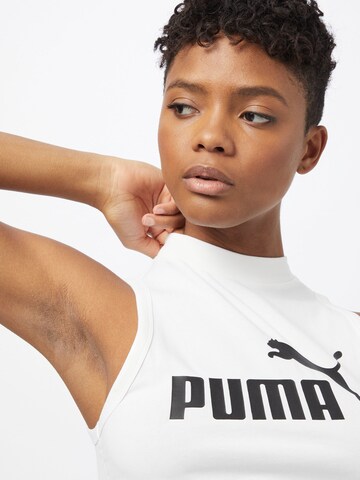 PUMA - Top desportivo em branco