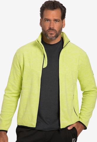JAY-PI Fleece jas in Groen: voorkant