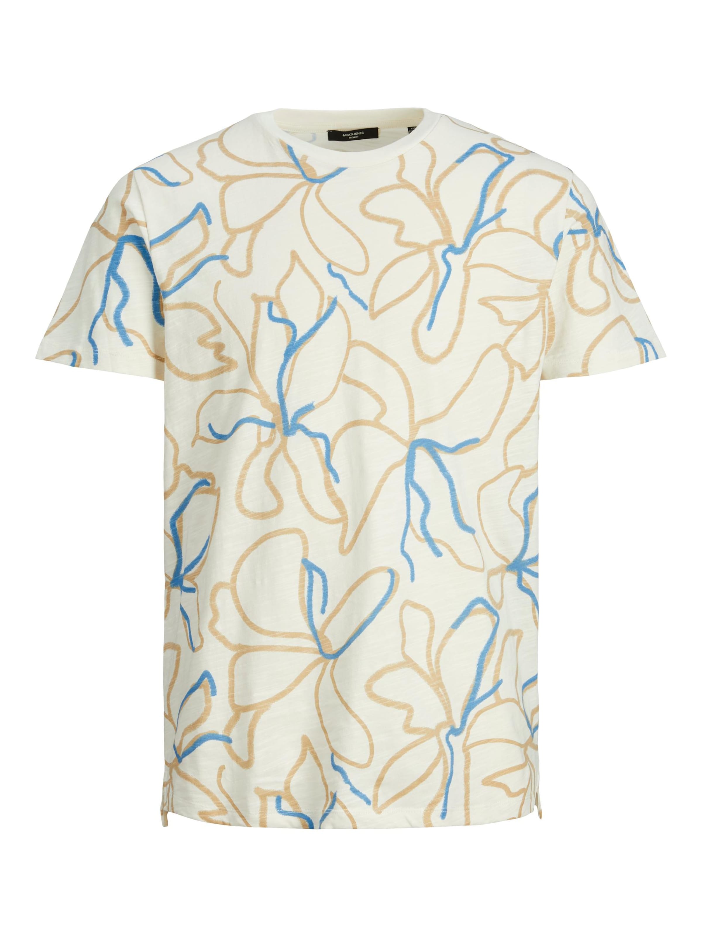 JACK & JONES Shirt 'JPRBlatropic' in Beige: voorkant