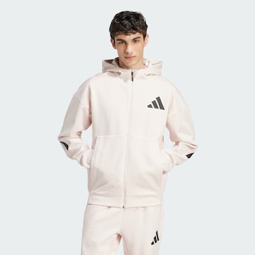 ADIDAS SPORTSWEAR Sportsweatvest 'Z.N.E.' in Roze: voorkant