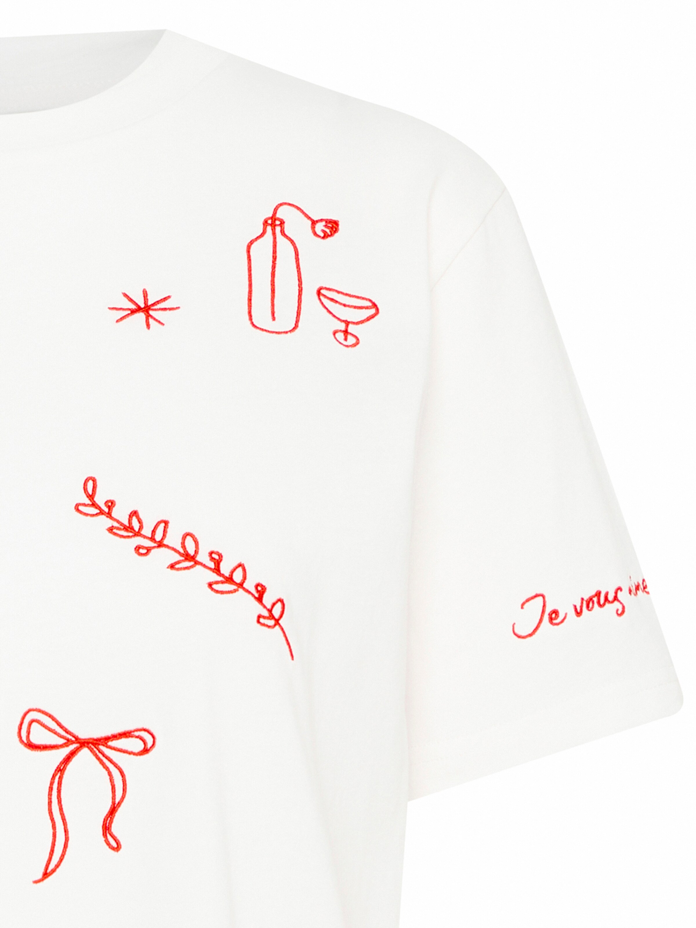 ICHI T-shirt 'MAJOU' i beige