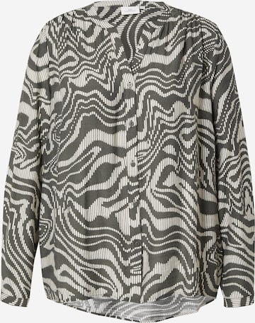 Chemisier 'RIthilda Anita' ONLY Carmakoma en vert : devant