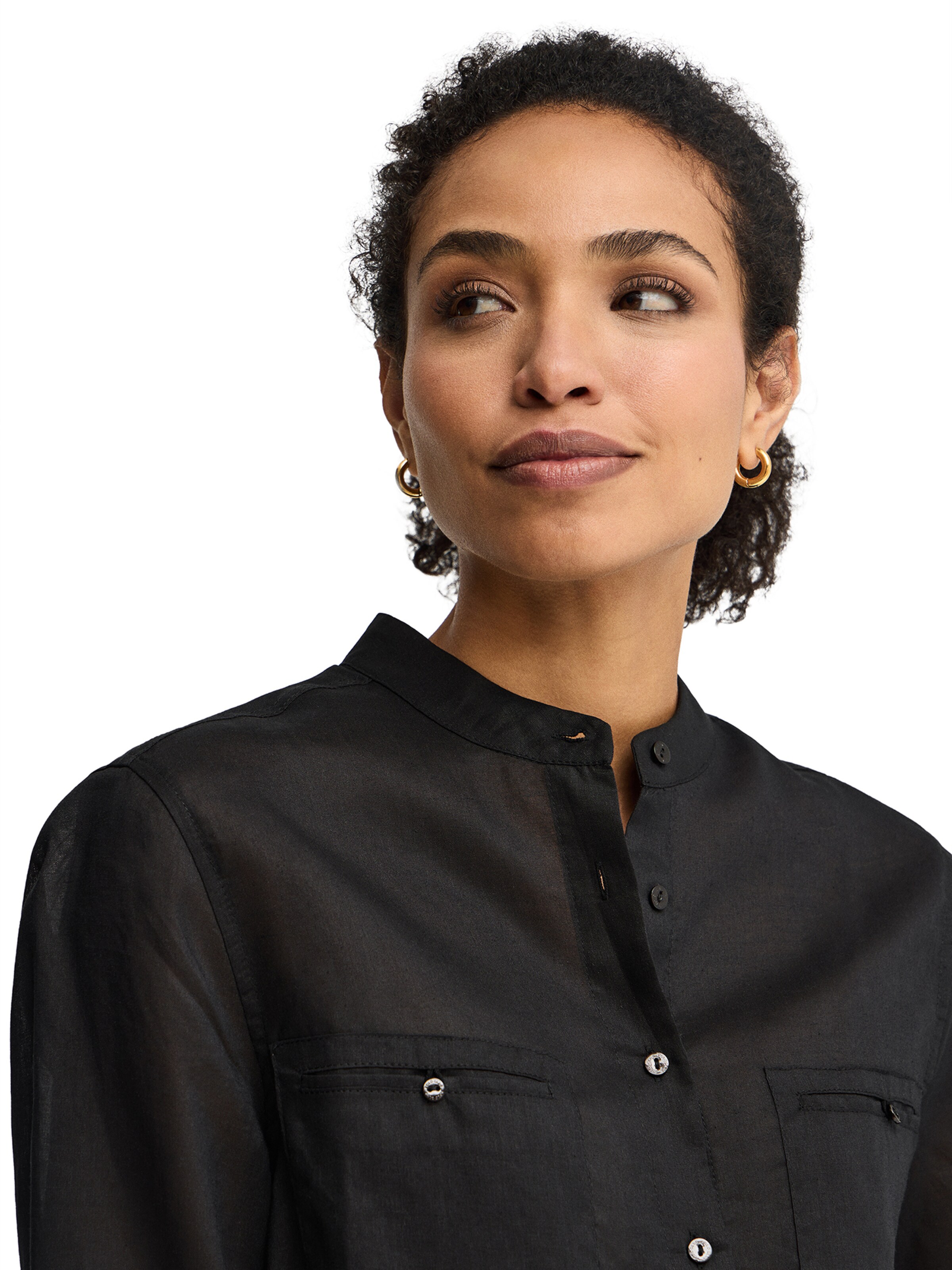 Polo Club Blouse in Black
