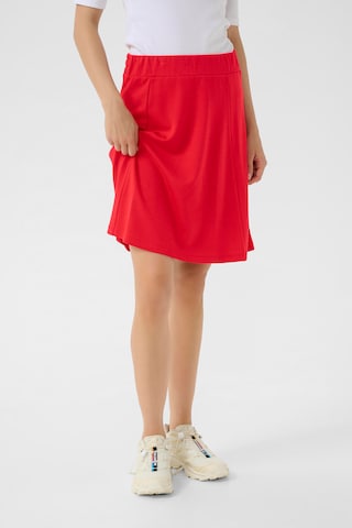 Kaffe Rok 'KAJolen' in Rood