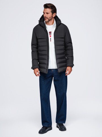 Ombre Winter Jacket in Black