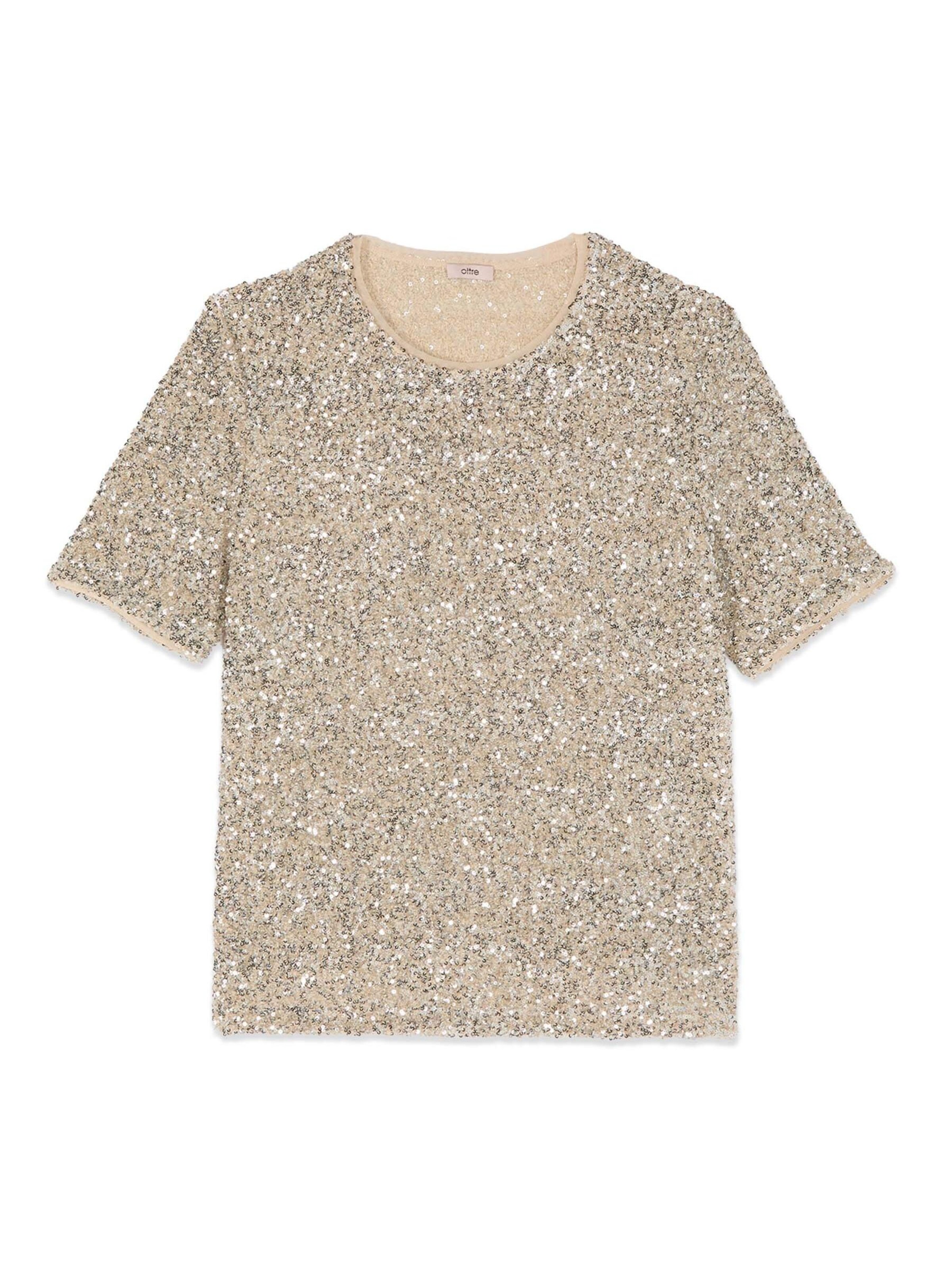 oltre Shirt in Goud: voorkant