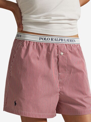 Polo Ralph Lauren - Pantalón de pijama ' Boxer ' en rojo: frente