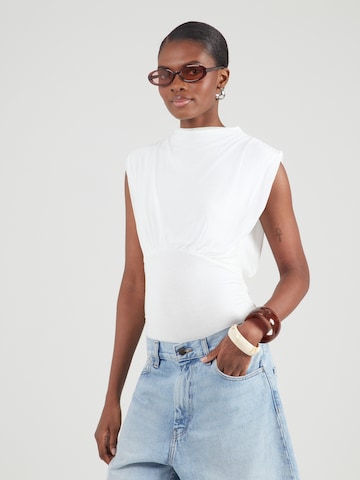 ABOUT YOU Blouse 'Cindy' in Wit: voorkant