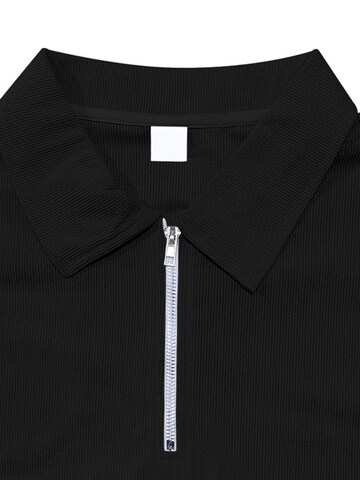 ALLTHEMEN Shirt 'Freiheit' in Black