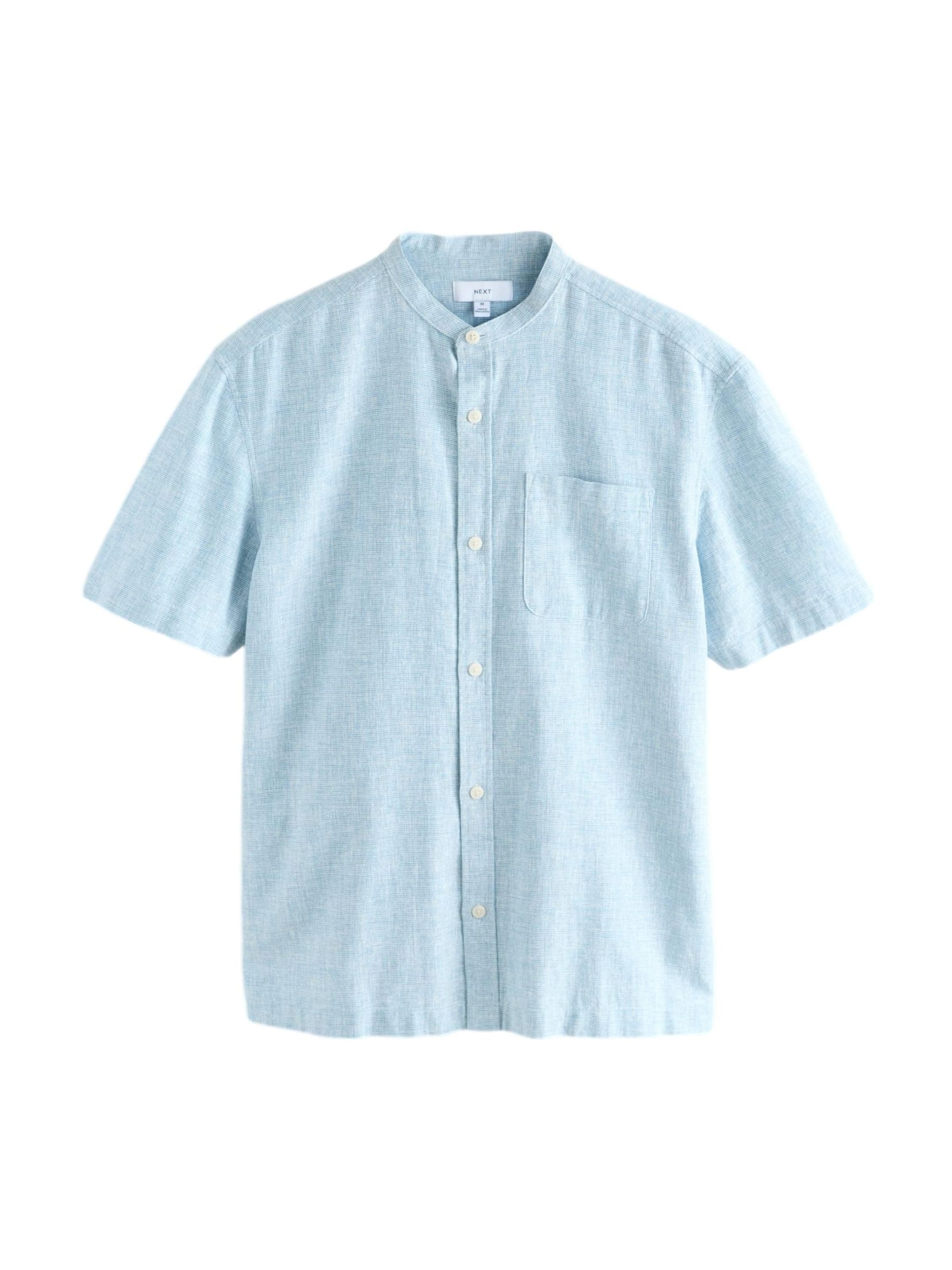 Next Средняя посадка Рубашка в Синий: спереди