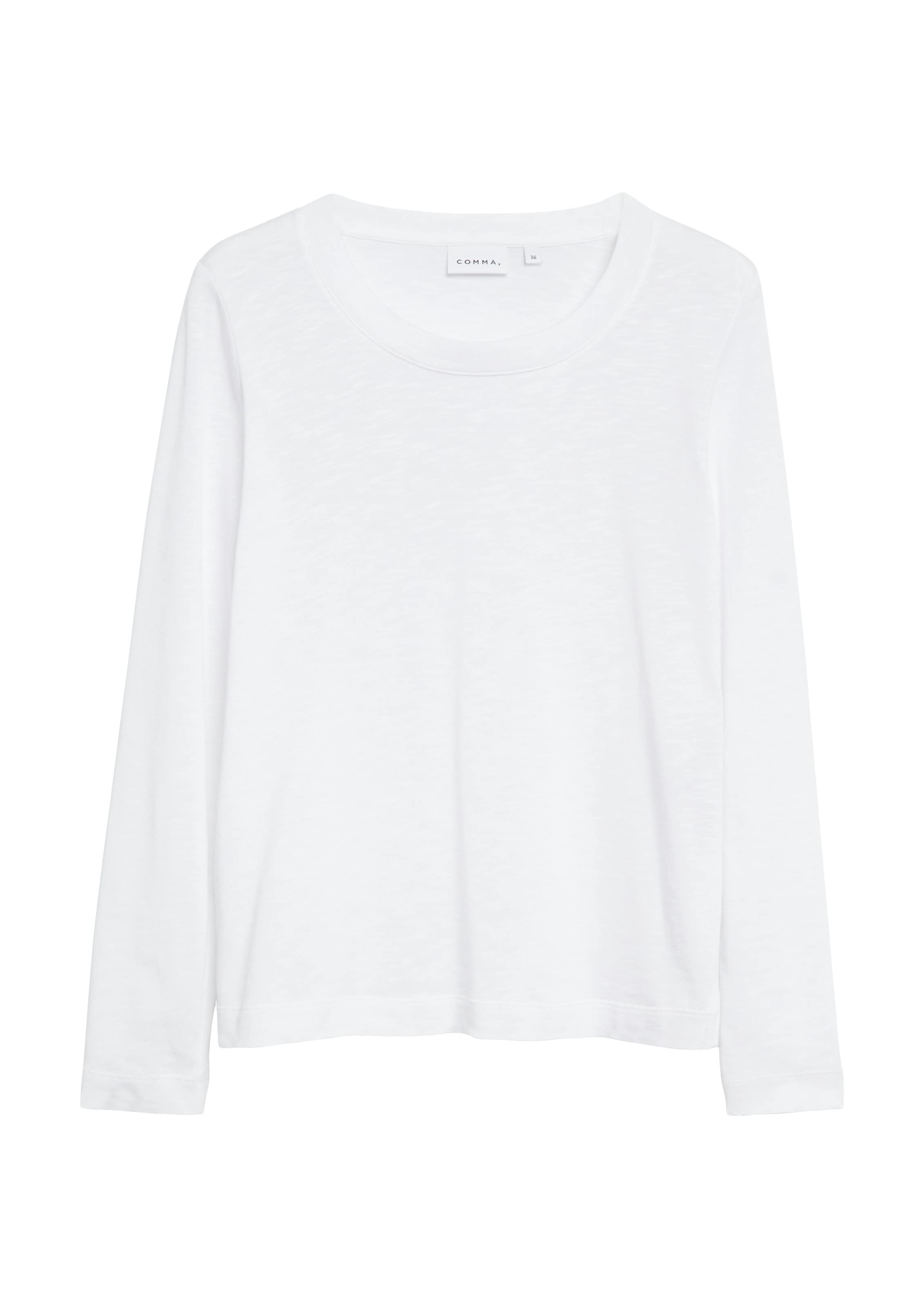 COMMA - Camiseta en blanco: frente