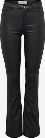 JDY Flared Pants 'THUNDER' in Black: front