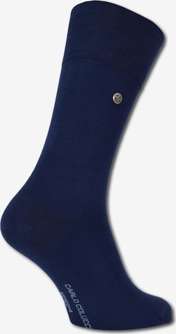 Chaussettes 'Firenze' Carlo Colucci en bleu