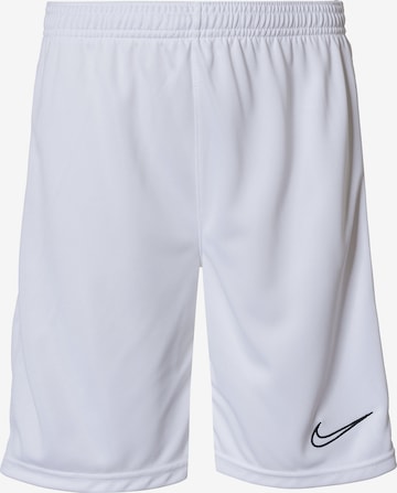 NIKE Workout Pants 'Academy' in White: front