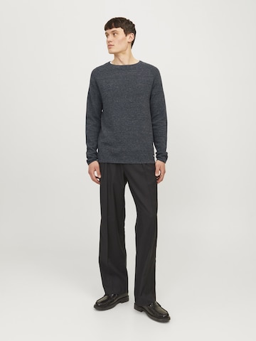 JACK & JONES Regular fit Пуловер 'JJEHill' в сиво
