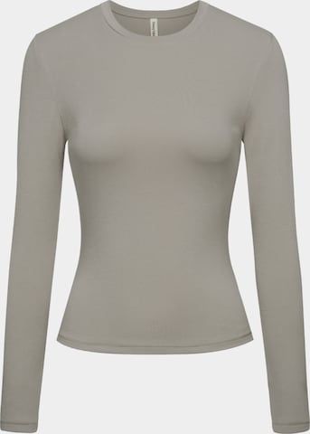 T-shirt 'Cotton Longsleeve' cfab (formerly creamy fabrics) en gris : devant