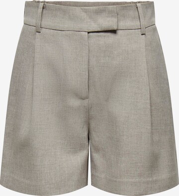 ONLY Pleat-Front Pants 'LINDA' in Grey: front