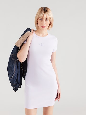 purpurinė Calvin Klein Jeans Suknelė: priekis