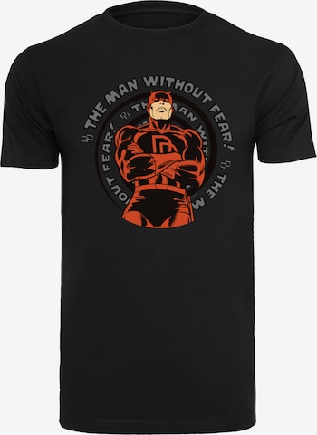 T-Shirt 'Marvel Daredevil' F4NT4STIC en noir : devant