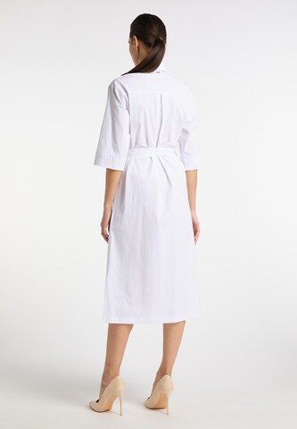 DreiMaster Klassik Shirt Dress in White