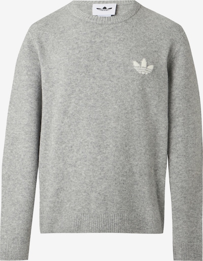 XXL dydžio Megztinis 'Trefoil Essentials' iš ADIDAS ORIGINALS, spalva – margai pilka, Prekių apžvalga