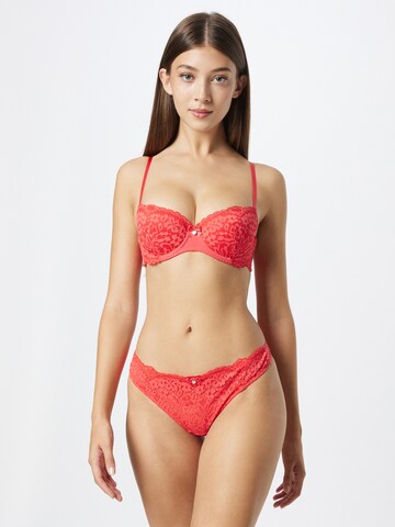 Hunkemöller - Tanga 'Rose' en rojo