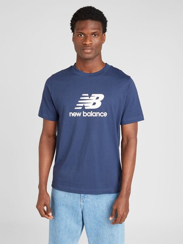 new balance Тениска в синьо: отпред