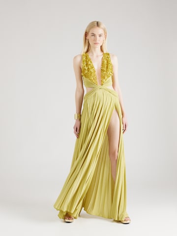 Elisabetta Franchi Βραδινό φόρεμα σε κίτρινο: μπροστά