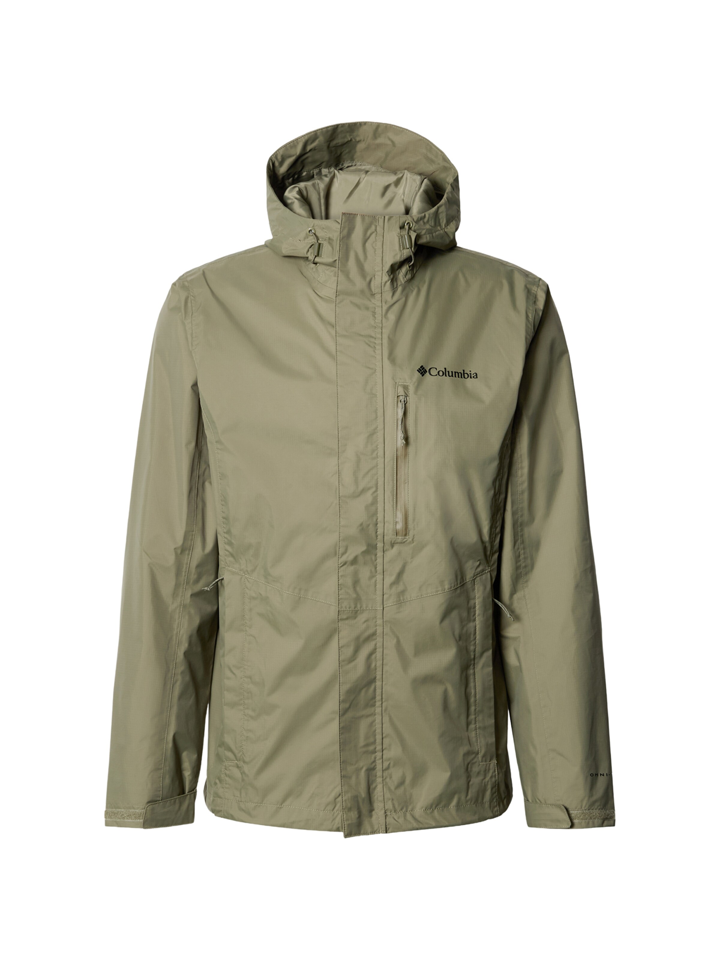 COLUMBIA Куртка в спортивном стиле 'Pouring Adventure' в Зеленый: спереди