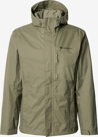COLUMBIA Куртка в спортивном стиле 'Pouring Adventure' в Зеленый: спереди