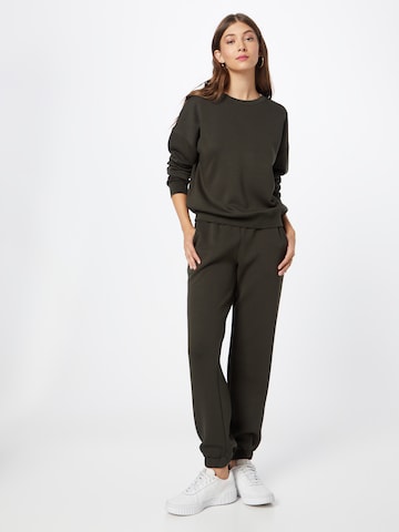 MSCH COPENHAGEN Tapered Pants 'Ima' in Green