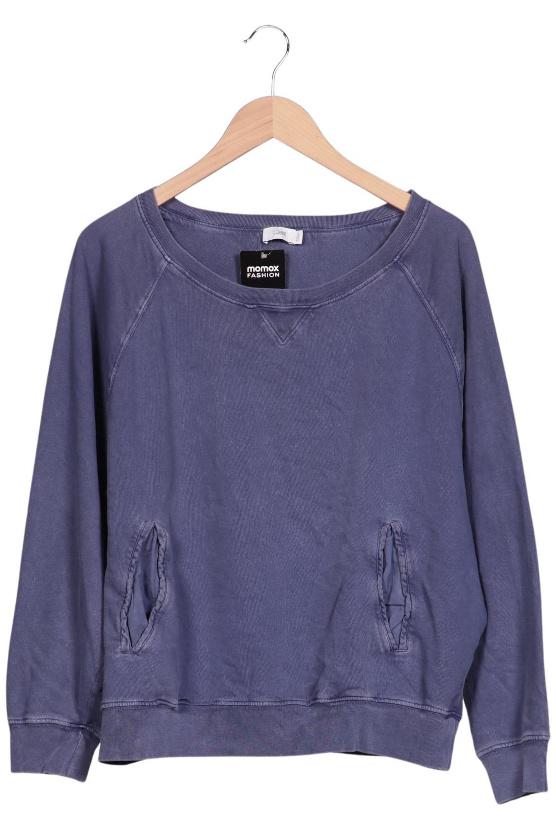 Closed Sweater L in Blau: Vorderseite