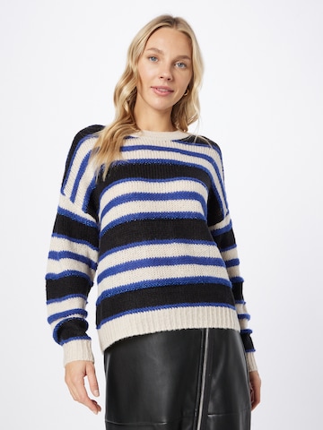 Lollys Laundry - Pullover 'Terry' em azul: frente