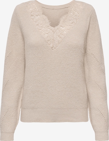 Pullover di JDY in beige: frontale