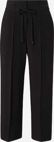 s.Oliver BLACK LABEL Pleated Pants in Black: front
