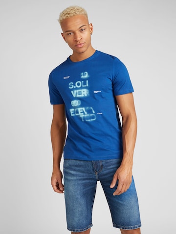 T-Shirt s.Oliver en bleu : devant