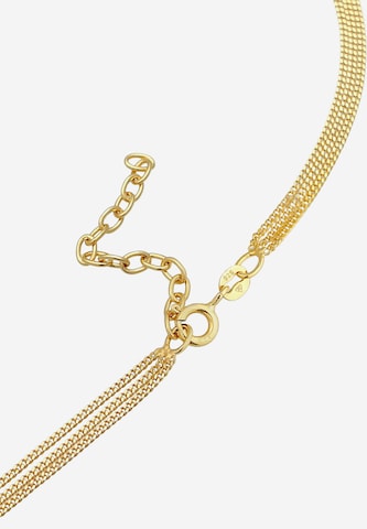 ELLI Halskette Choker, Layer in Gold